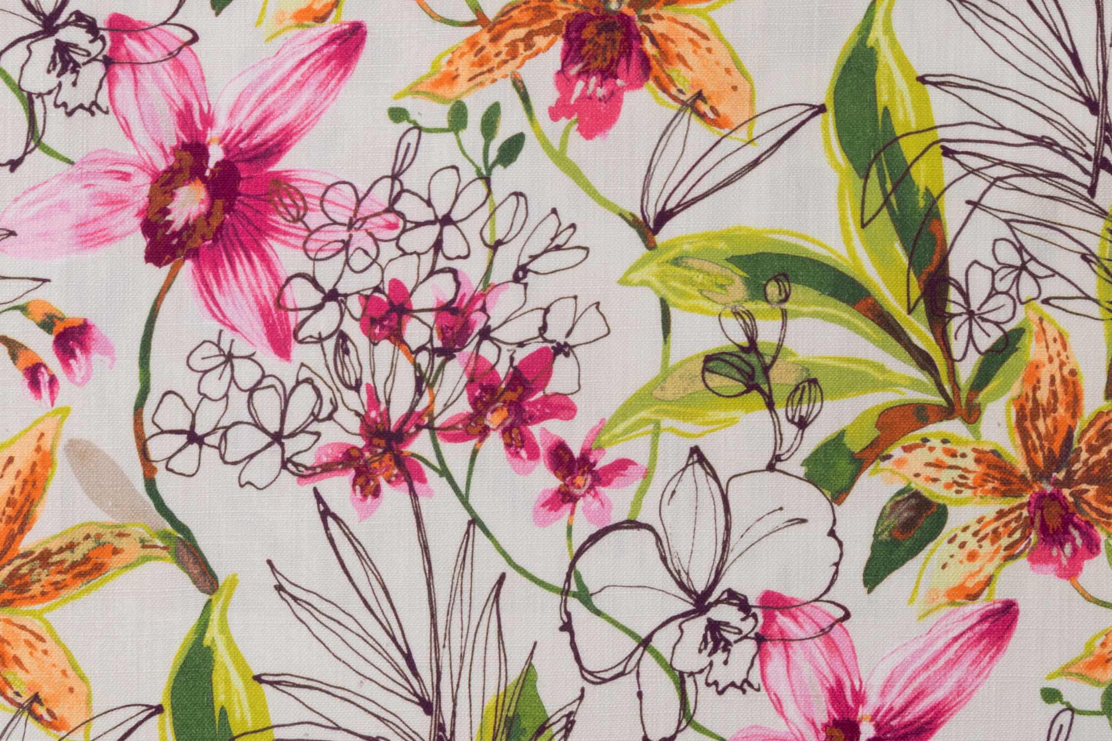 Sofa fabric floral